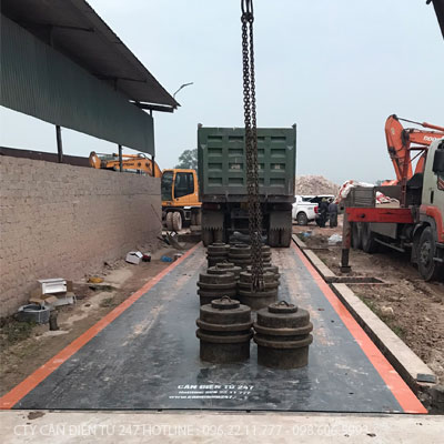 Cân ô tô điện tử 120 tấn dài 16m