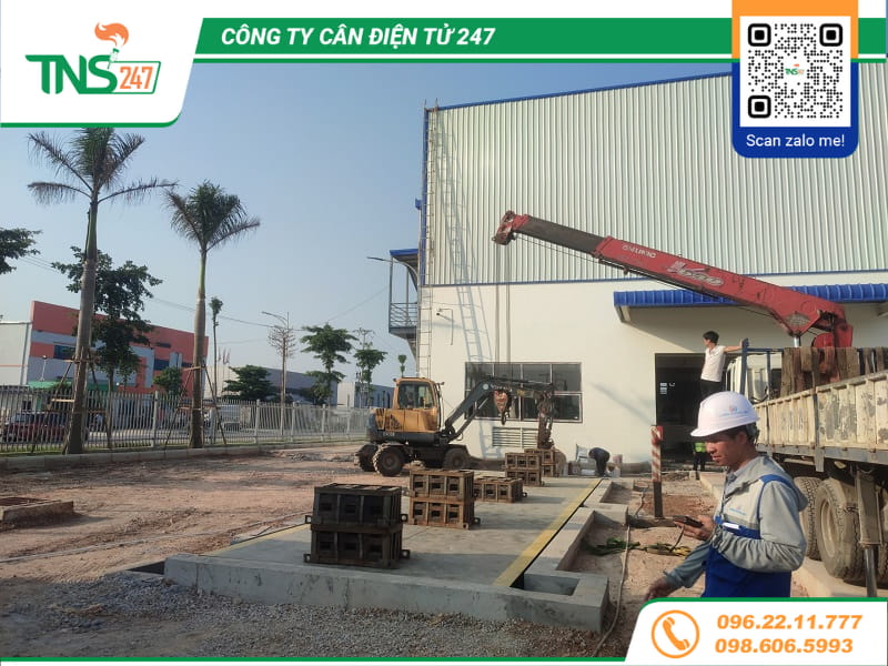 Cân ô tô điện tử 40 tấn dài 12m