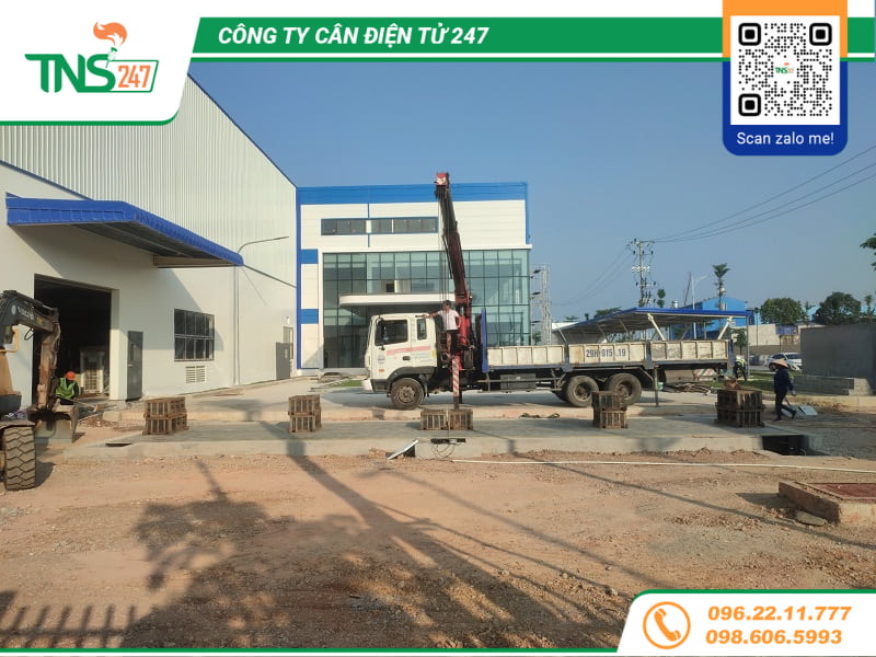 Cân ô tô điện tử 40 tấn dài 12m