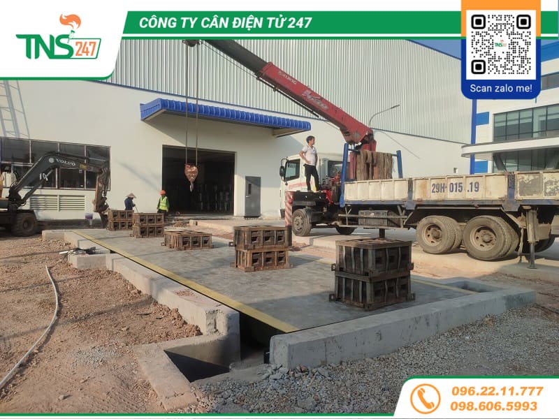 Cân ô tô điện tử 40 tấn dài 12m