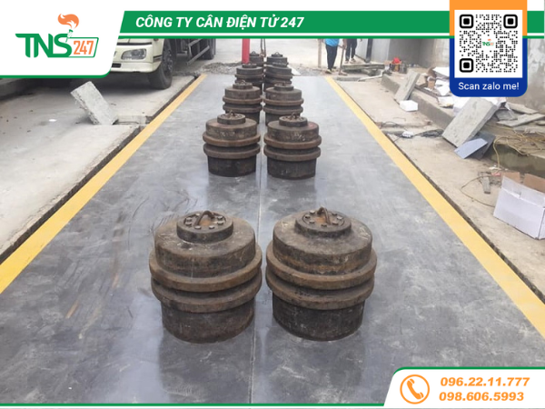 Cân ô tô điện tử 60 tấn dài 12m